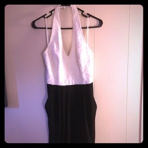 BCBG MaxAzria Feather Cocktail Dress